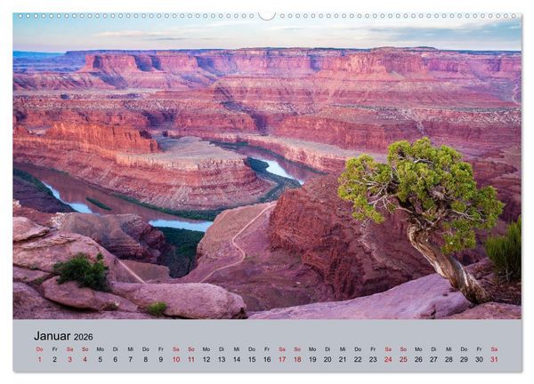 Produktbild: Magische Landschaften - Unterwegs im S&uuml;dwesten der USA (Wandkalender 2026 DIN A2 quer), CALVENDO Monatskalender