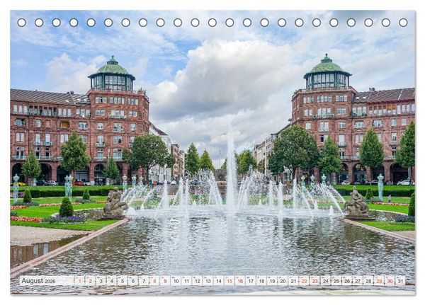 Produktbild: Mannheim Impressionen (Tischkalender 2026 DIN A5 quer), CALVENDO Monatskalender