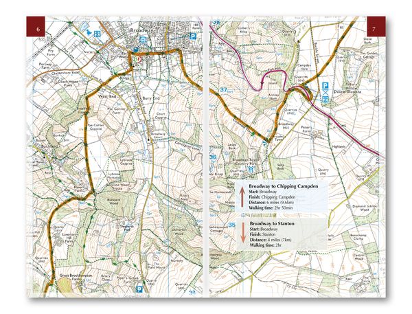 Produktbild: The Cotswold Way Map Booklet