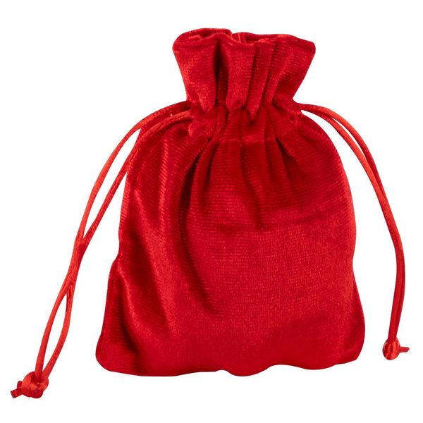 Produktbild: Idena Stoffs&auml;ckchen aus Samt rot 10x13cm