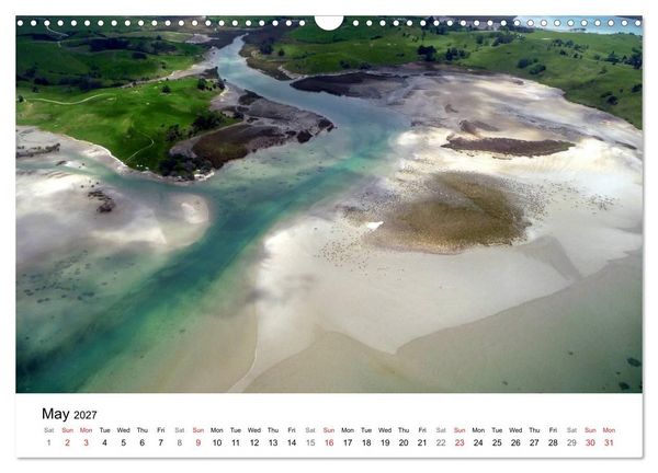 Produktbild: New Zealand's Stunning Coastline (Wall Calendar 2027 DIN A3 landscape), CALVENDO 12 Month Wall Calendar