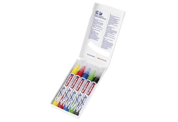 Produktbild: Edding Acrylmarker Acrylic 5100 Mittel 5er Set