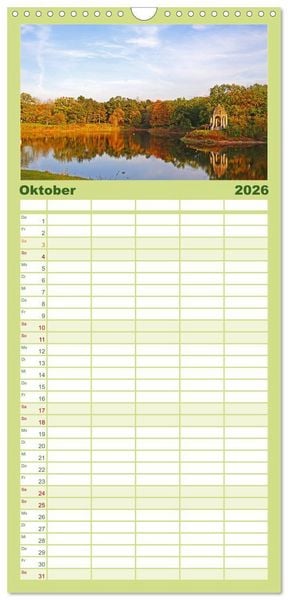 Produktbild: Familienplaner 2026 - Magdeburger Ansichten mit 5 Spalten (Wandkalender, 21 x 45 cm) CALVENDO