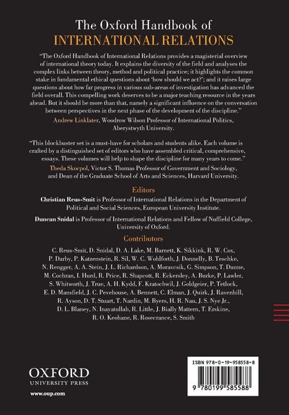 Produktbild: Oxford Handbook of International Relations