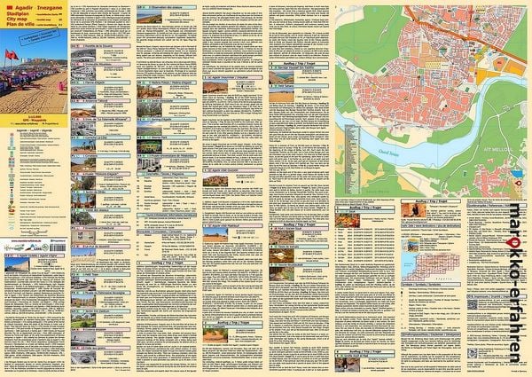 Produktbild: Stadtplan Agadir - Cityplan Inezgane 1:15.000 + Ausflugstipps + GPS-Waypoints