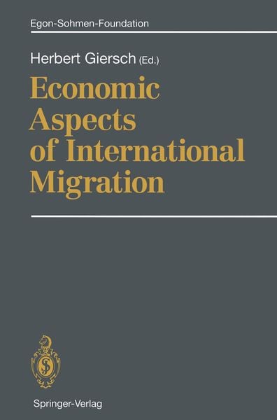 Produktbild: Economic Aspects of International Migration