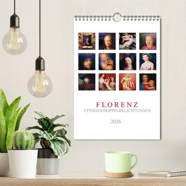 Produktbild: Florenz, Uffizien (Wandkalender 2026 DIN A4 hoch), CALVENDO Monatskalender