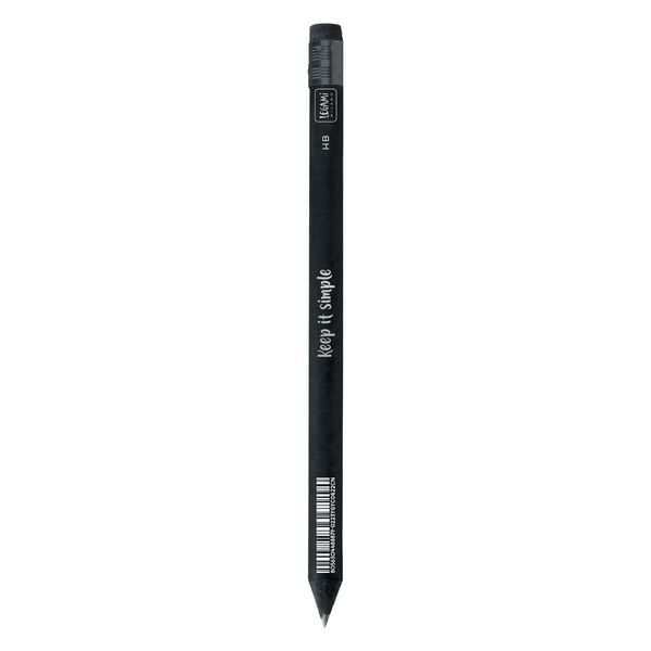 Produktbild: Legami Bleistift mit Radiergummi - Schwarz