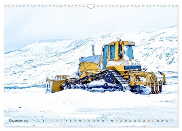 Produktbild: Bulldozer - b&auml;renstarke Arbeitstiere (Wandkalender 2026 DIN A3 quer), CALVENDO Monatskalender