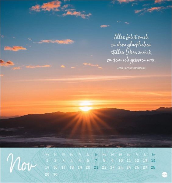 Produktbild: Tage voller Gl&uuml;ck Postkartenkalender 2027