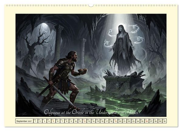 Produktbild: The adventurous journey of Odysseus (Wall Calendar 2027 DIN A2 landscape), CALVENDO 12 Month Wall Calendar