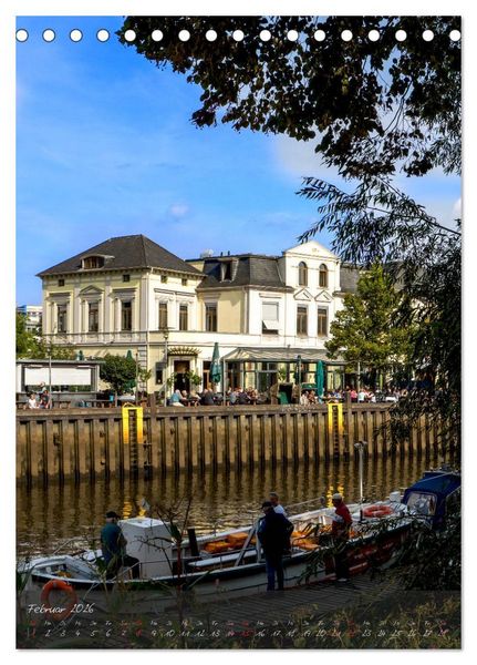 Produktbild: Oldenburg am Wasser (Tischkalender 2026 DIN A5 hoch), CALVENDO Monatskalender