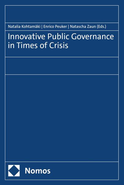 Produktbild: Innovative Public Governance in Times of Crisis