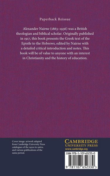 Produktbild: The Epistle to the Hebrews