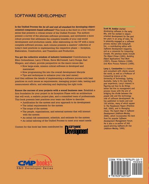 Produktbild: The Unified Process Inception Phase: Best Practices in Implementing the Up