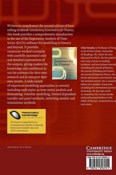 Produktbild: RATS Handbook to Accompany Introductory Econometrics for Finance
