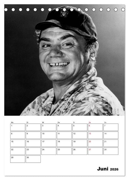 Produktbild: Leinwandhelden. Unvergessene Filmstars (Tischkalender 2026 DIN A5 hoch), CALVENDO Monatskalender