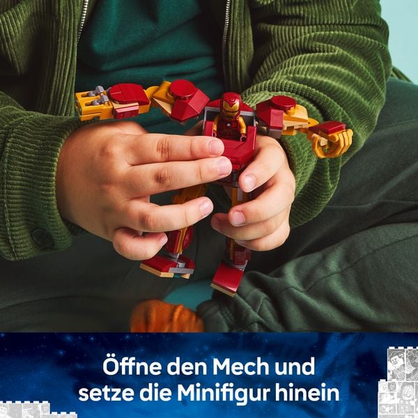 Produktbild: LEGO Marvel Iron Man Mech vs. Ultron - Superhelden Spielzeug 76307