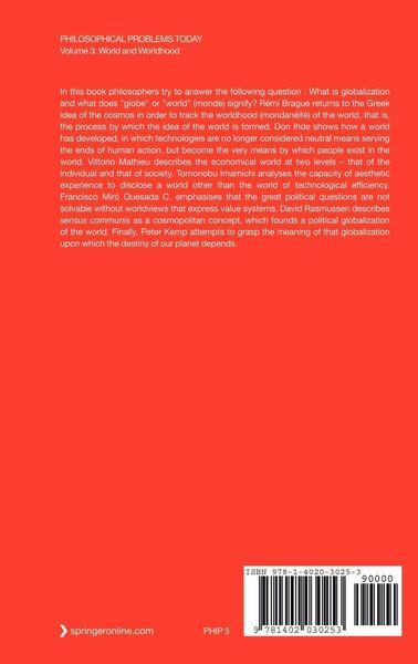 Produktbild: World and Worldhood / Monde et Mondan&eacute;it&eacute;