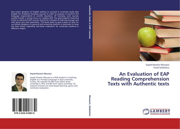 Produktbild: An Evaluation of EAP Reading Comprehension Texts with Authentic texts