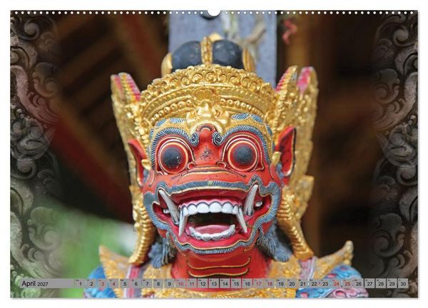 Produktbild: Bali - Tempelw&auml;chter und D&auml;monen (hochwertiger Premium Wandkalender 2027 DIN A2 quer), Kunstdruck in Hochglanz