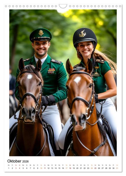 Produktbild: Faszination Reiten (Wandkalender 2026 DIN A3 hoch), CALVENDO Monatskalender