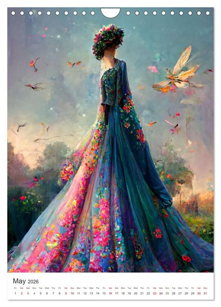 Produktbild: The Princess Garden (Wall Calendar 2026 DIN A4 portrait), CALVENDO 12 Month Wall Calendar