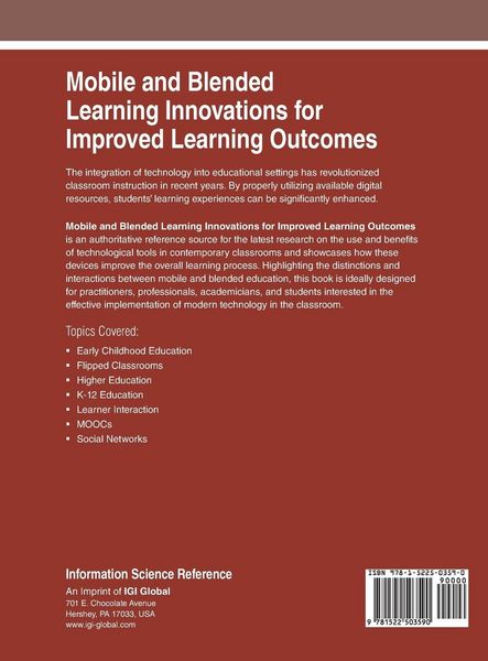 Produktbild: Mobile and Blended Learning Innovations for Improved Learning Outcomes