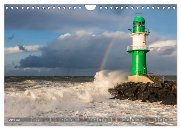 Produktbild: OSTSEEK&Uuml;STE Sehnsuchtsorte in Mecklenburg-Vorpommern (Wandkalender 2026 DIN A4 quer), CALVENDO Monatskalender