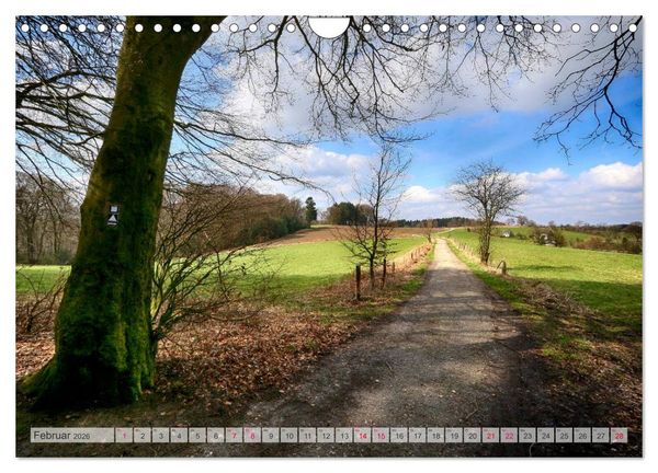 Produktbild: Idyllische Wanderwege im Bergischen Land (Wandkalender 2026 DIN A4 quer), CALVENDO Monatskalender