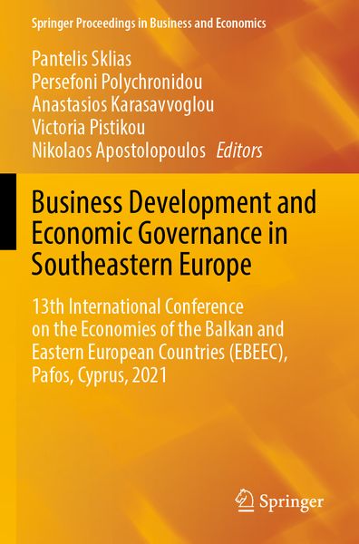 Produktbild: Business Development and Economic Governance in Southeastern Europe