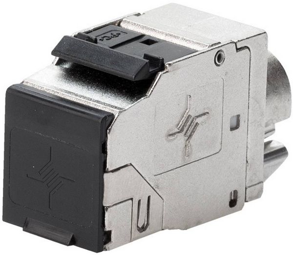 Produktbild: Teleg&auml;rtner 100023211 RJ45-Steckverbinder CAT 8.1 100023211 Buchse Polzahl Sensoren 8P8C Metall 1 St.