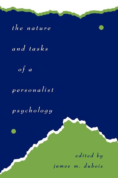 Produktbild: Nature and Tasks of a Personalist Psychology