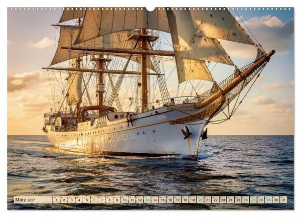 Produktbild: Segelschulschiffe - Weltweit (Wandkalender 2027 DIN A2 quer), CALVENDO Monatskalender