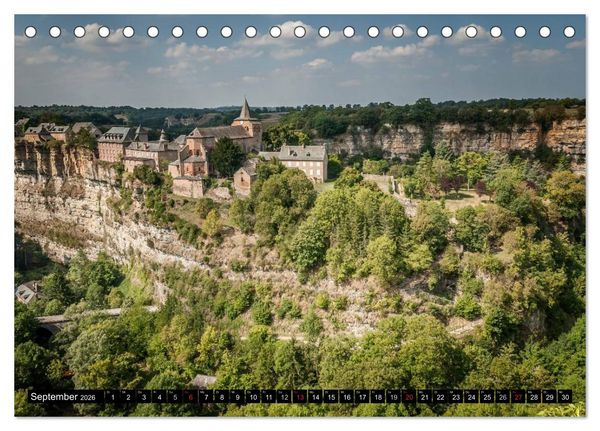 Produktbild: Unterwegs im D&eacute;partement Aveyron (Tischkalender 2026 DIN A5 quer), CALVENDO Monatskalender