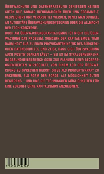 Produktbild: Lob der &Uuml;berwachung