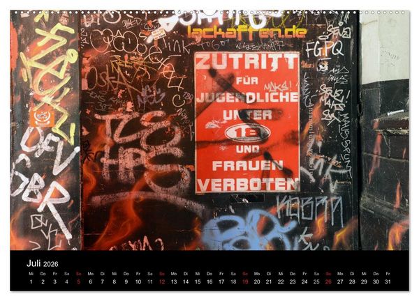 Produktbild: S&uuml;ndige Meile - Reeperbahnbummel (Wandkalender 2026 DIN A2 quer), CALVENDO Monatskalender