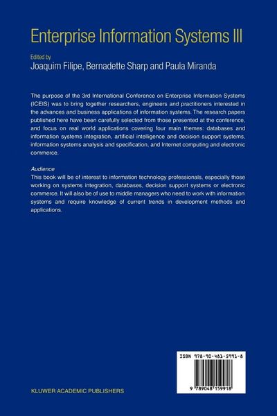 Produktbild: Enterprise Information Systems III