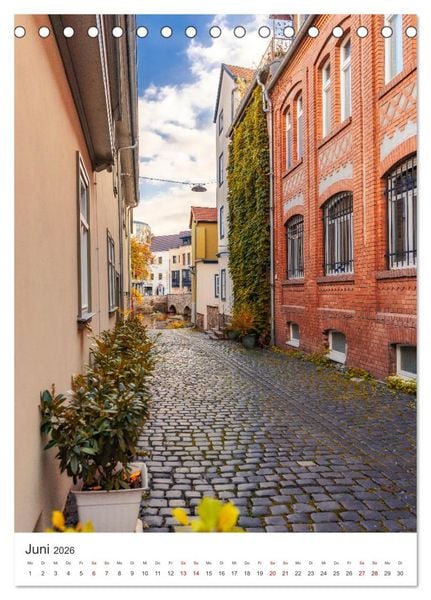 Produktbild: Erfurt - Die romantische Altstadt (Tischkalender 2026 DIN A5 hoch), CALVENDO Monatskalender