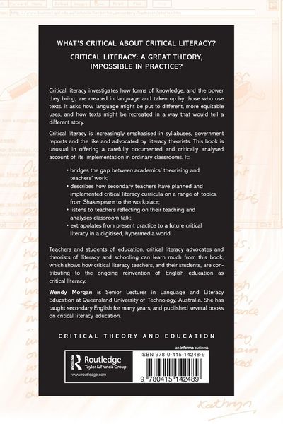 Produktbild: Critical Literacy in the Classroom