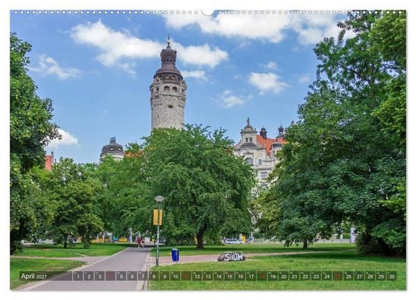 Produktbild: Ein Sommertag in Leipzig (hochwertiger Premium Wandkalender 2027 DIN A2 quer), Kunstdruck in Hochglanz