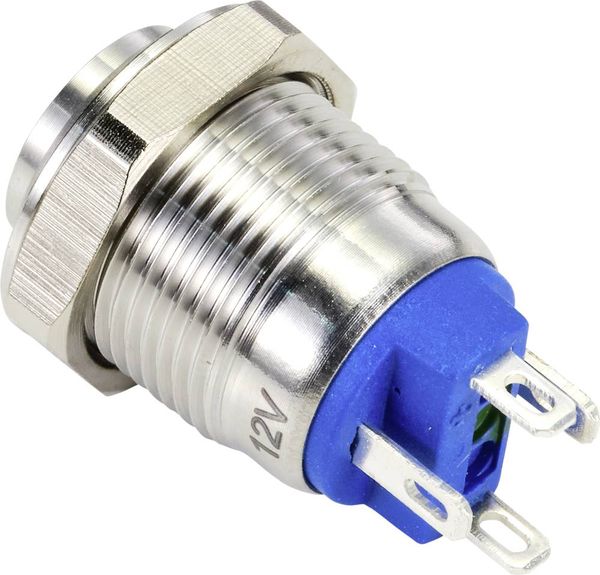Produktbild: TRU COMPONENTS TC-9219004 Drucktaster 48 V/AC 2A 1 x Aus/(Ein) tastend Gr&uuml;n IP67 1St.