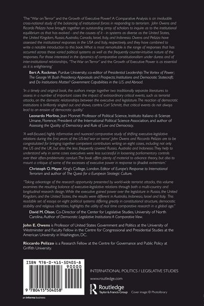 Produktbild: The War on Terror and the Growth of Executive Power?