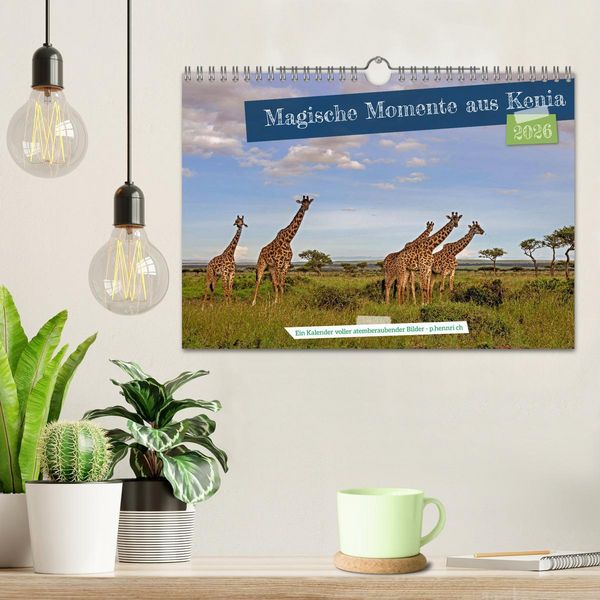 Produktbild: Magische Momente aus Kenia (Wandkalender 2026 DIN A4 quer), CALVENDO Monatskalender