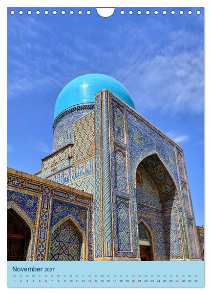 Produktbild: Usbekistan - Historische Architektur (Wandkalender 2027 DIN A4 hoch), CALVENDO Monatskalender