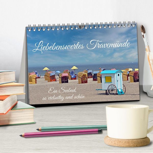 Produktbild: Liebenswertes Travem&uuml;de (Tischkalender 2026 DIN A5 quer), CALVENDO Monatskalender