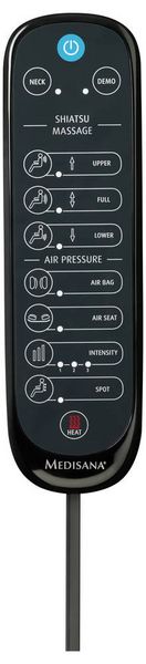 Produktbild: Medisana MCG 820 Komfort Shiatsu- Massagesitzauflage Massageger&auml;t 60W Schwarz