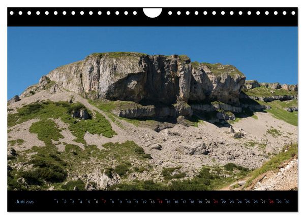 Produktbild: Region Oberstdorf - Kleinwalsertal und Nebelhorn (Wandkalender 2026 DIN A4 quer), CALVENDO Monatskalender