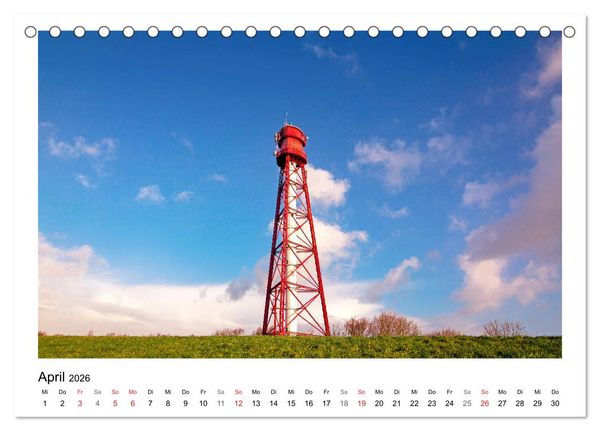 Produktbild: OSTFRIESLAND Strand und Mee(h)r (Tischkalender 2026 DIN A5 quer), CALVENDO Monatskalender