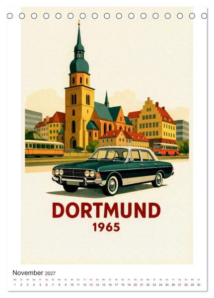 Produktbild: Stadtbilder und Stra&szlig;enlegenden (Tischkalender 2027 DIN A5 hoch), CALVENDO Monatskalender